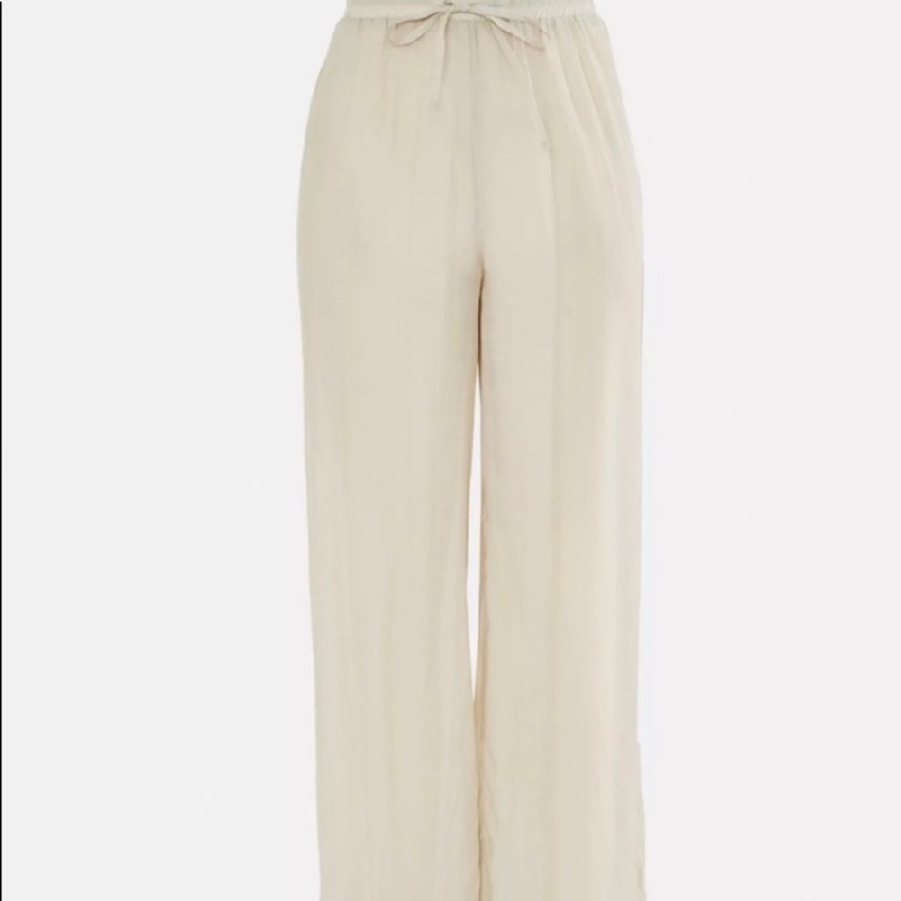 Misguided swim beige coverup pant